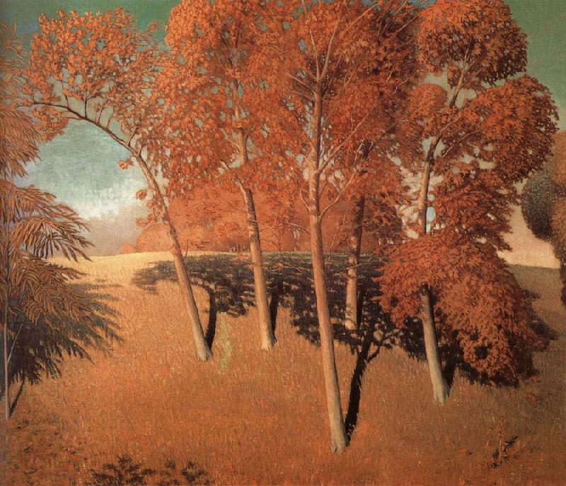 Grant Wood Spring-s Oak oil painting image